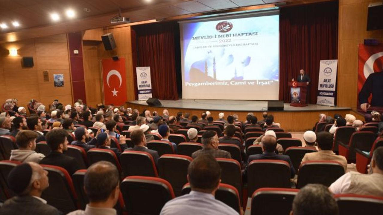 Ahlat'ta ‘Mevlid-i Nebi Haftası’ programı