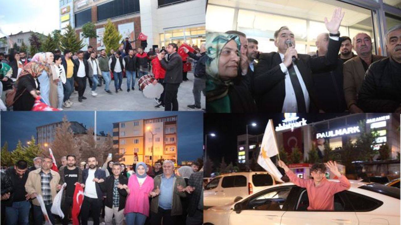 Ahlat'ta Cumhurbaşkanı Erdoğan’ın zaferi kutlandı