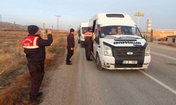 Ahlat’ta öğrenci servisleri denetlendi