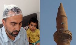 Ahlat’ta cami minaresine yıldırım düştü, müezzin yaralandı
