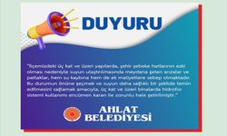 Ahlat’ta yüksek binalarda hidrofor kullanımı zorunlu oldu