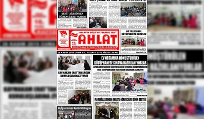 29.11.2019 – YENİ AHLAT GAZETESİ