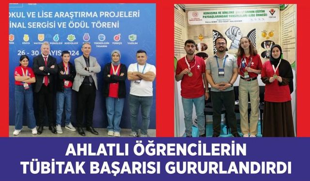 Ahlatlı Öğrencilerin TÜBİTAK Başarısı Gururlandırdı