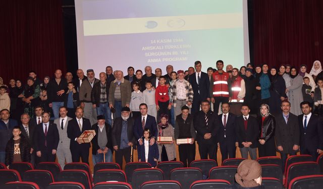 Ahlat’ta ‘Ahıska Türkleri’nin Sürgün Edilişinin 80. Yılı Anma Programı’ düzenlendi