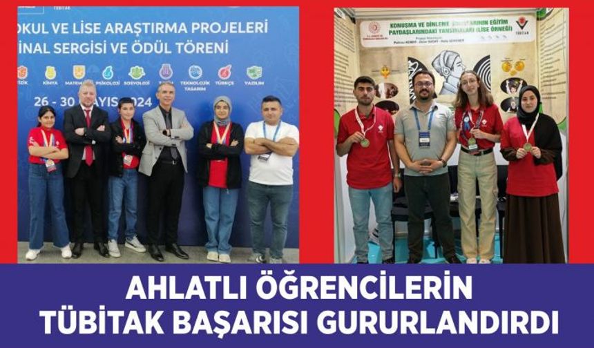 Ahlatlı Öğrencilerin TÜBİTAK Başarısı Gururlandırdı