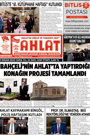 11 NİSAN 2025-YENİ AHLAT GAZETESİ