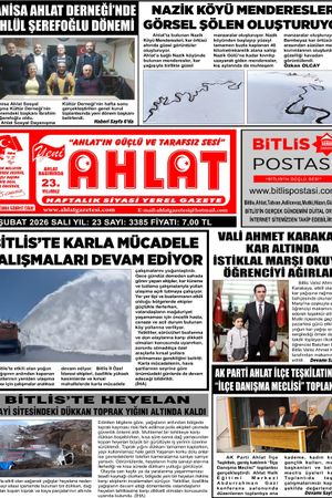 17 ŞUBAT 2026 - YENİ AHLAT GAZETESİ