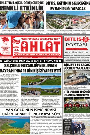 05 HAZİRAN 2026 - YENİ AHLAT GAZETESİ